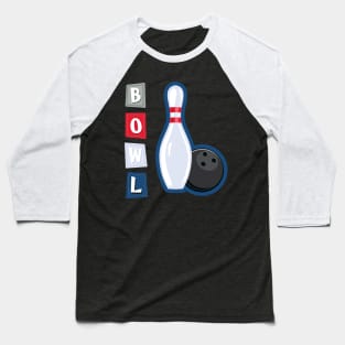 Retro Bowling Baseball T-Shirt